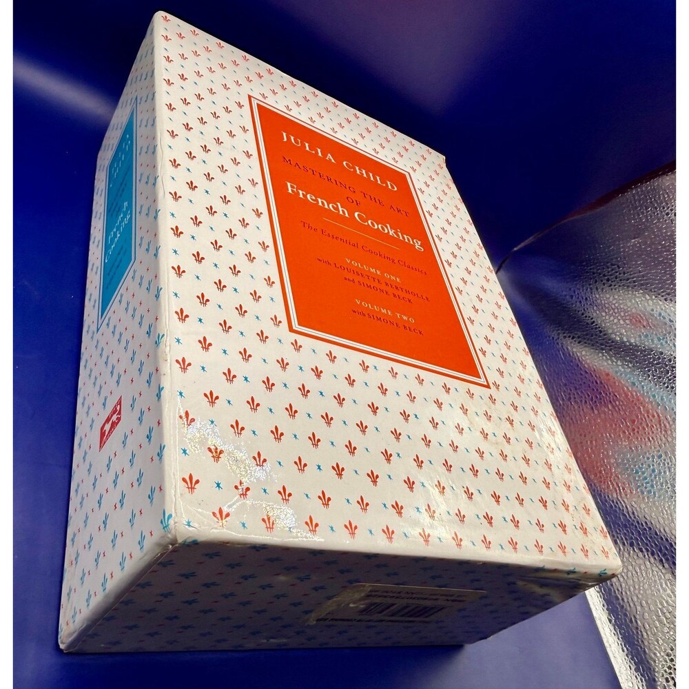 Julia Child Mastering French Cooking 2 Vol Box Set 2011 Knopf Hardcover